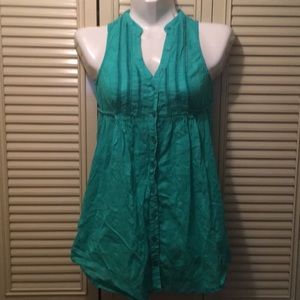 Kimchi Blue green sleeveless top - xs